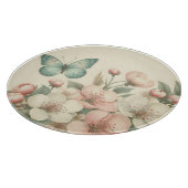  gestyled floral/spring vlinder snijplank (Hoek)