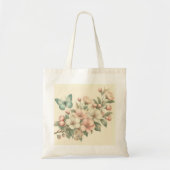  gestyled floral/spring vlinder tote bag (Voorkant)