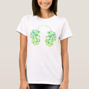 Gestyleerde druivensap (vruchtenzoet), vers T-Shir T-shirt