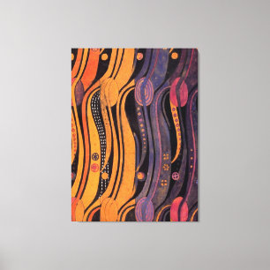  gestyleerde Tulpen Canvas Afdruk