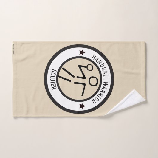 GESTYLISEERDE HANDBALL PLAYER HANDDOEK (Handdoek)