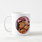 Gesuikerde Donut Gaten Koffiemok (Links)