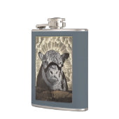 Gesuikerde koeienfles heupfles (Links)