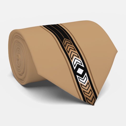 Gesuikerde plekken (bruin) stropdas (Opgerold)