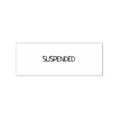 GESUSPENDEERD Gedrukt Hout Kunst Stempel Rood Kleu (Afrduk)