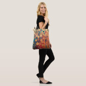 gesuspendeerd goud tote bag (Op model)