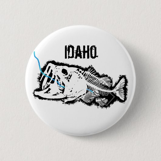 GESWALLOWDE IDAHO - ÉÉN BAD BASIS RONDE BUTTON 5,7 CM (Voorkant)