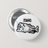 GESWALLOWDE IDAHO - ÉÉN BAD BASIS RONDE BUTTON 5,7 CM (Voorkant /achterkant)