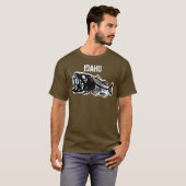 GESWALLOWDE IDAHO - ÉÉN BAD BASIS T-SHIRT (Voorkant volledig)