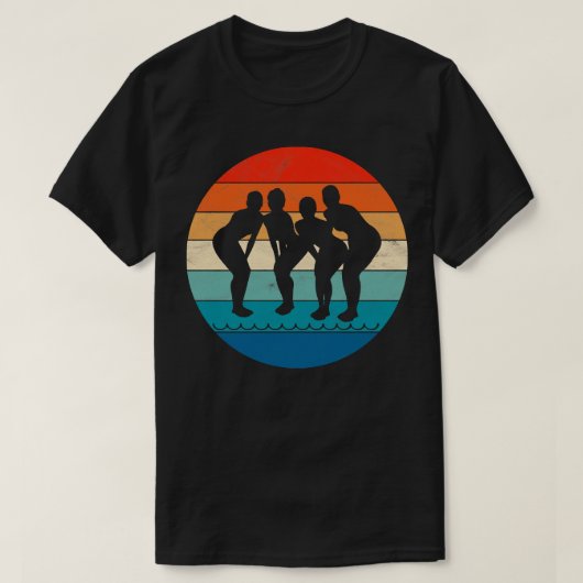 Gesynchroniseerd Zwemteam T-shirt (Design voorkant)