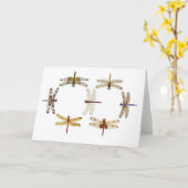 Gesynchroniseerde libellen IV Kaart (Gele Bloem)