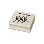 Gesynchroniseerde schaatsteam stempel - arabesques (Stempel)