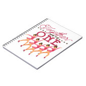 Gesynchroniseerde Skating Samen zijn we één Notitieboek (Linkerzijde)