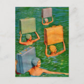 gesynchroniseerde zee briefkaart (Voorkant)