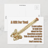 Get a Spine Postcards Briefkaart (Voorkant / Achterkant)