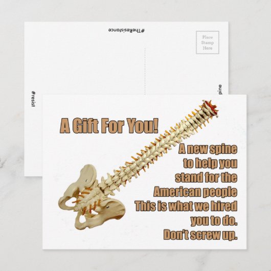 Get a Spine Postcards Briefkaart (Voorkant / Achterkant)