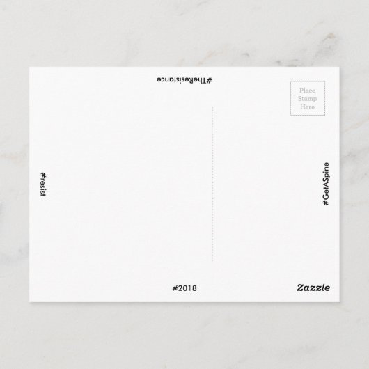 Get a Spine Postcards Briefkaart (Achterkant)