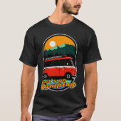 Get away from it all  Let's go Camping T-shirt (Voorkant)