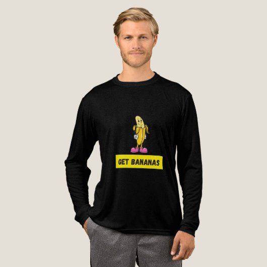 Get Bananas! Tri-Blend Shirt (Voorkant)