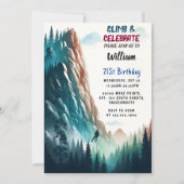 Get Boy Tree Fun Cliff Rock klimmen 21e verjaardag Kaart (Voorkant)