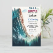 Get Boy Tree Fun Cliff Rock klimmen 21e verjaardag Kaart (Staand voorkant)