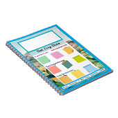 Get Crap Done beroemd schilderij Kleurrijke Sticky Notitieboek (Rechterzijde)