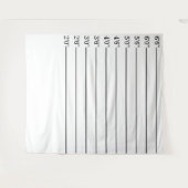 Get Criminal Grappige line-up mugshot fotocabine Wandkleed (Voorkant (horizontaal))