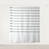 Get Criminal Grappige line-up mugshot fotocabine Wandkleed (Voorkant)