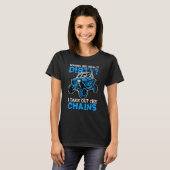 Get Dirty Get Chains Funny UTV SxS Side by Side SS T-shirt (Voorkant volledig)