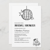 Get Down & Boogie bij een Disco Theme Vrijgezellen Kaart (Voorkant / Achterkant)