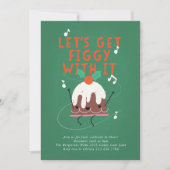 Get Figgy met het Kerstfeest uitnodiging (Voorkant)