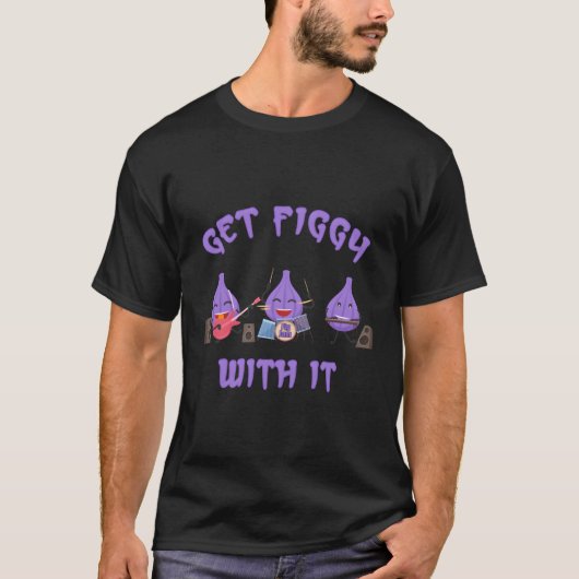 Get Figgy met het leuke Fig Jam Band T-shirt (Voorkant)