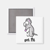Get Fit Muismagneet Magneet (Voorkant / Achterkant)