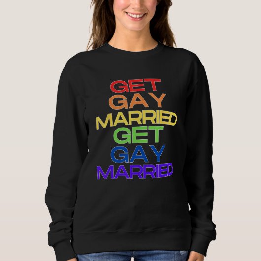 Get Gay Married Pride Season Trui (Voorkant)