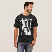 Get High Circus Peg Stilts Performer Stiltwalker T-shirt (Voorkant volledig)