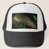 Get Hooked Muskie Trucker Pet (Voorkant)