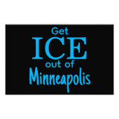 Get ICE out of [place] Foto Afdruk (Voorkant)