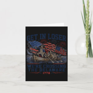 Get In Crossing The Delaware 4th July Vintage 1 Kaart