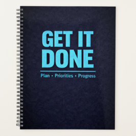 Get It Done Blue Motivational Planner