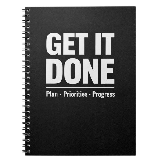 Get It Done Productivity Journal Notitieboek (Voorkant)
