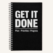 Get It Done Productivity Planner Notitieboek (Voorkant)