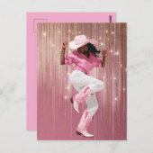 GET IT GIRL #1 Gevouwen bedankkaart Briefkaart (Voorkant / Achterkant)