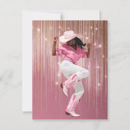 GET IT GIRL #1 Gevouwen bedankkaart Briefkaart