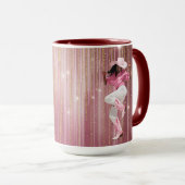 GET IT GIRL #1 Gevouwen bedankkaart Mok (Voorkant rechts)