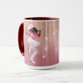 GET IT GIRL #1 Gevouwen bedankkaart Mok (Voorkant links)