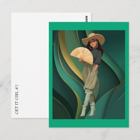 GET IT GIRL #2 BRIEFKAART (Voorkant / Achterkant)