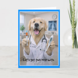 Get It Over With Get Well Card  NTA-1 Kaart