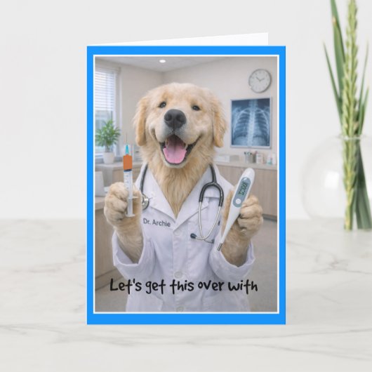 Get It Over With Get Well Card NTA-1 Kaart (Voorkant)