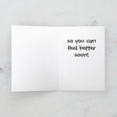 Get It Over With Get Well Card NTA-1 Kaart (Binnen)