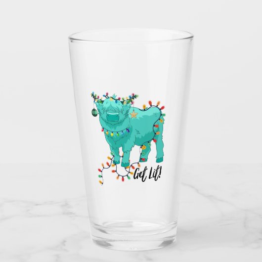 Get Lit Coo Pint Glass Glas (Voorkant)